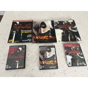 Lot Of Devil May Cry 1 2 3 Video Games & Strategy Guides Sony PlayStation 2